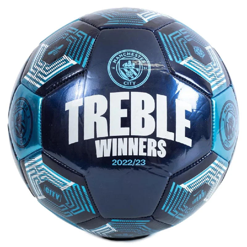 Football With Quick Play-Manchester City FC Treble Winners Football