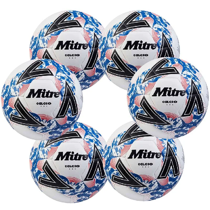 Football For Muddy Play-Mitre Calcio One 24 Training Football 6 Ball Pack