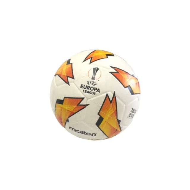 Football Under 20 Dollars-Molten Molten Ball Europa League Futsal Football White And Orange Fu2600-G18