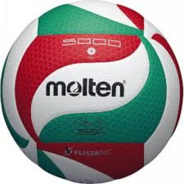 Football For Competitive Leagues-Molten Official Volley Ball Ng Hand Ball White/Red/Green V5M5000