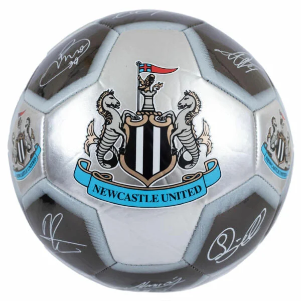 Football With Portable Pump-Newcastle United FC Sig 26 Football