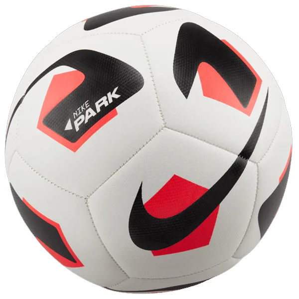 Football With Fan Designs-Nike Park Ball (White/Black/Bright Crimson)