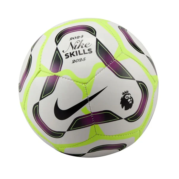 Football For 80s Style-Nike Premier League Skills Mini Ball 24/25 (White/Bold Berry/Black)