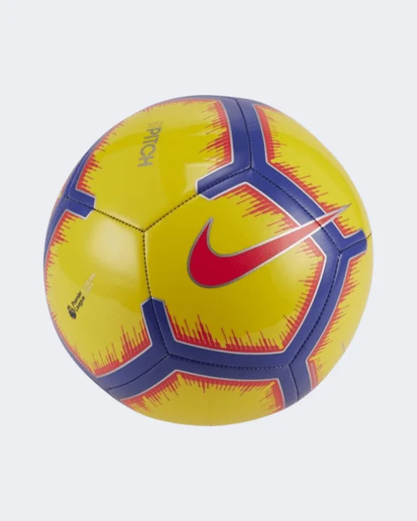 Football With Everyday Use-Nike Premier League Pitch Men Football Ball Yellow/Multi