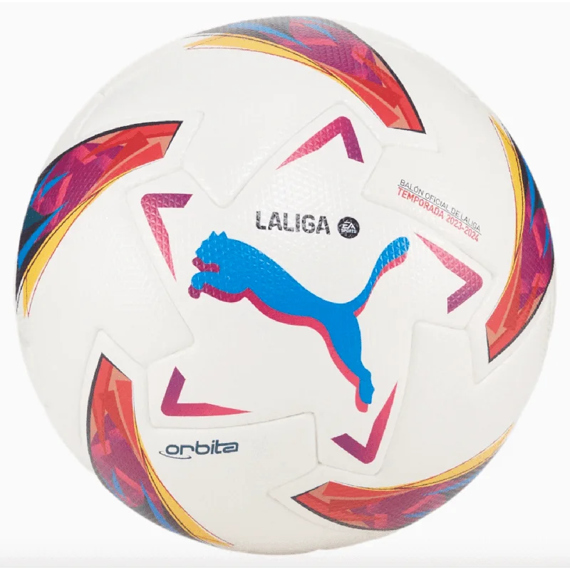 Football With QB Grip-Puma Orbita La Liga 1 FIFA Quality Pro Match Ball