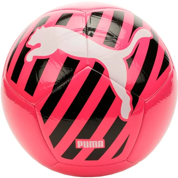 Football With Power Grip-Puma Big Cat Training Ball (Glowing Pink)