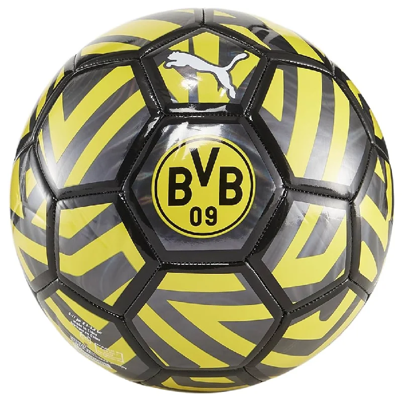 Football With Top Ratings-Puma Borussia Dortmund Fan Ball (Puma Black/Cyber Yellow)