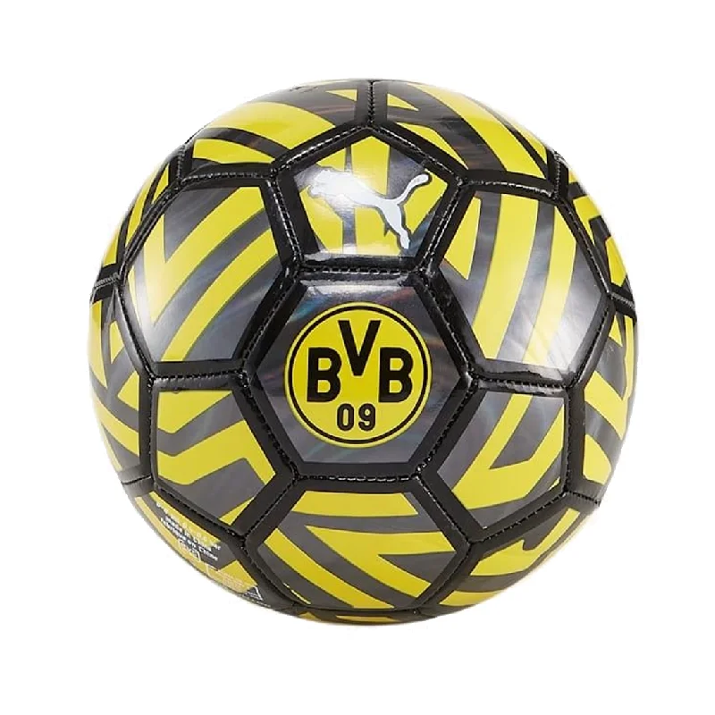 Football For Small Brands-Puma Borussia Dortmund Fan Mini Ball (Puma Black/Cyber Yellow)