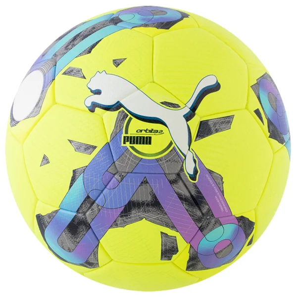 Football For Quarterbacks-Puma Orbita 2 Thermabond FIFA Quality Pro Ball (Lemon Tonic/Multi)