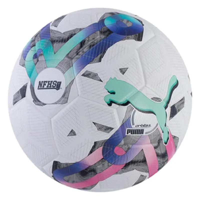 Football With Durable Material-Puma Orbita 3 FIFA Quality NFHS Soccer Ball - White