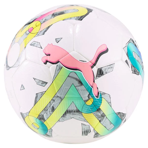 Football With Durable Cover-Puma Orbita 6 MS Training Ball (Puma White/Multi)