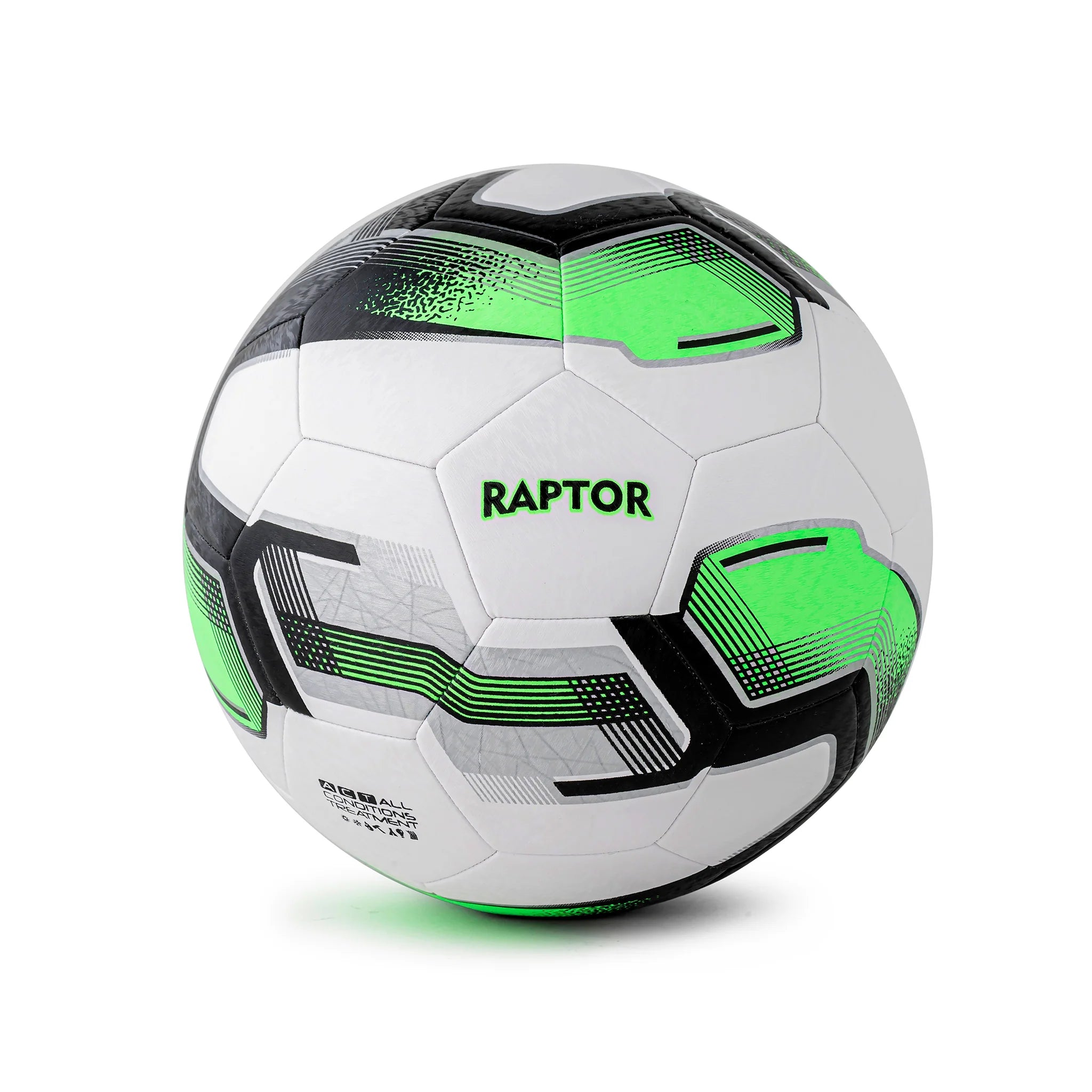 Football With Reflective Strips-Raptor Wave Training Soccer Ball