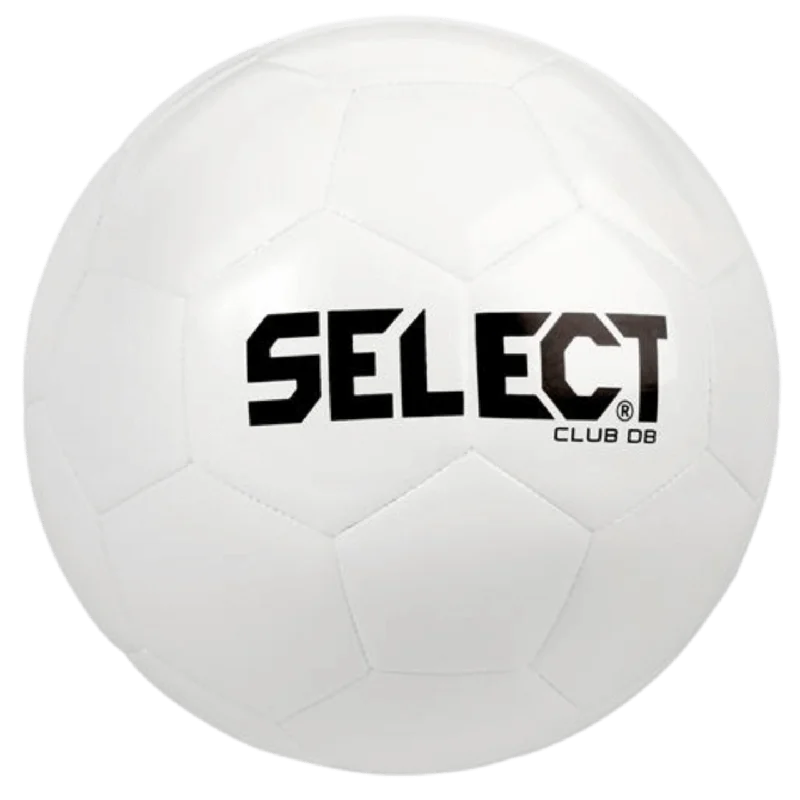 Football For Quarterbacks-Select Club DB All White Soccer Ball