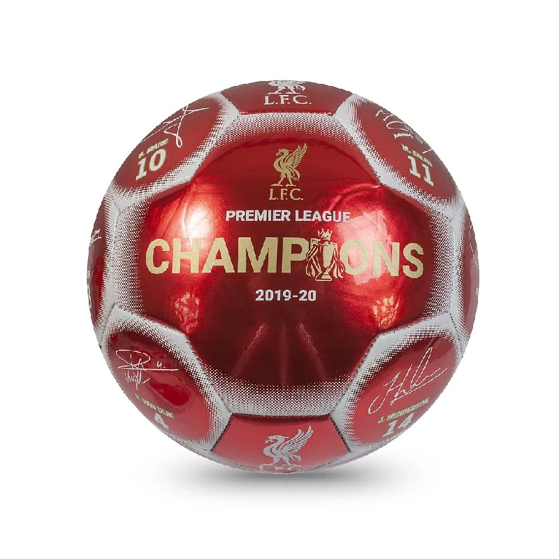 Football With Anti-Slip Surface-Team Merchandise - EPL Champions Metallic Signature Football