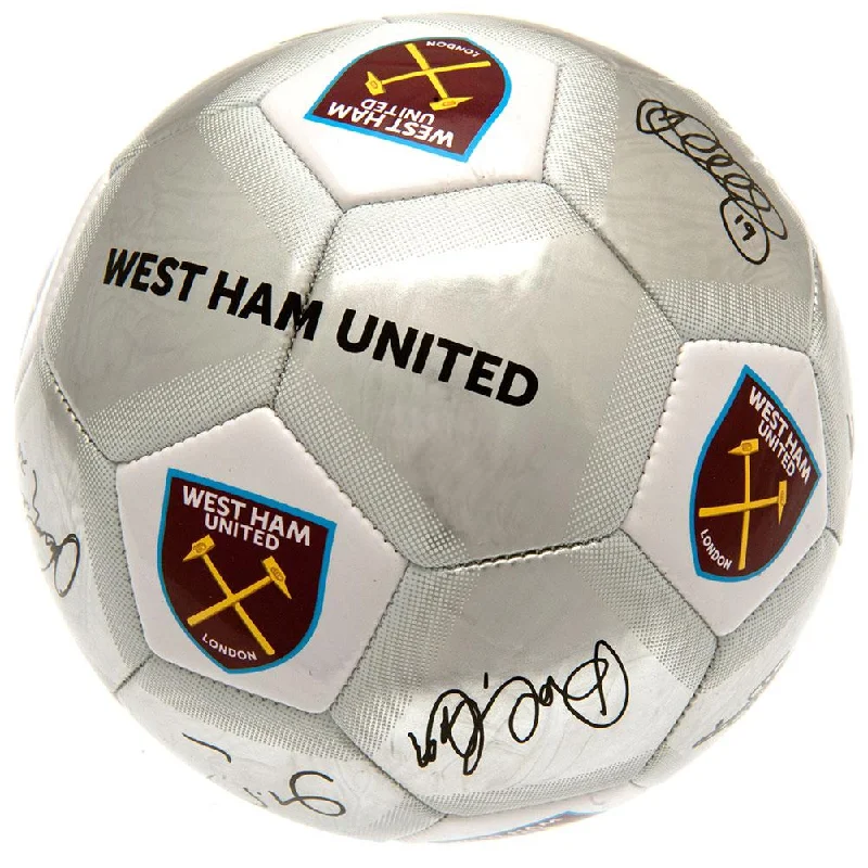 Football For Social Media Hype-West Ham United FC Football Signature