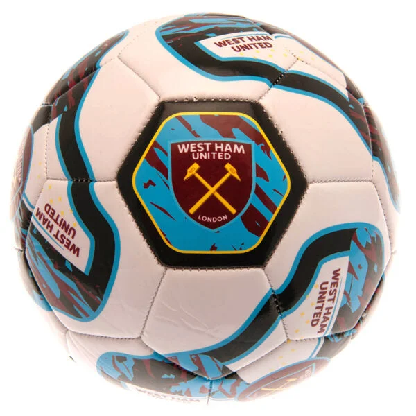 Football With QB Grip-West Ham United FC Football