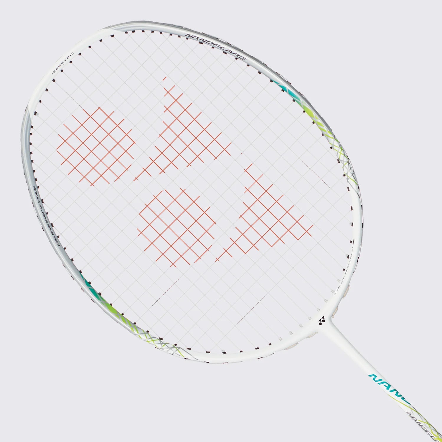 Badminton Racket For Outdoor Games-Yonex NanoFlare 555 (Matte White) 2023