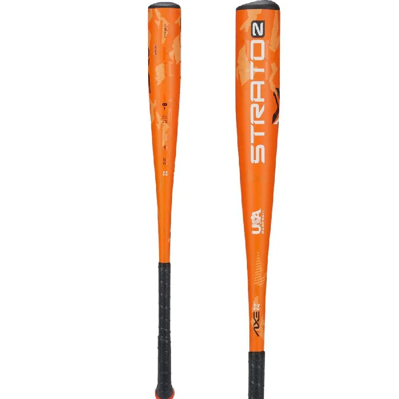 Baseball Bat With Low Swing Weight-2024 AXE Strato 2 (-8) USA Baseball Bat: L139M