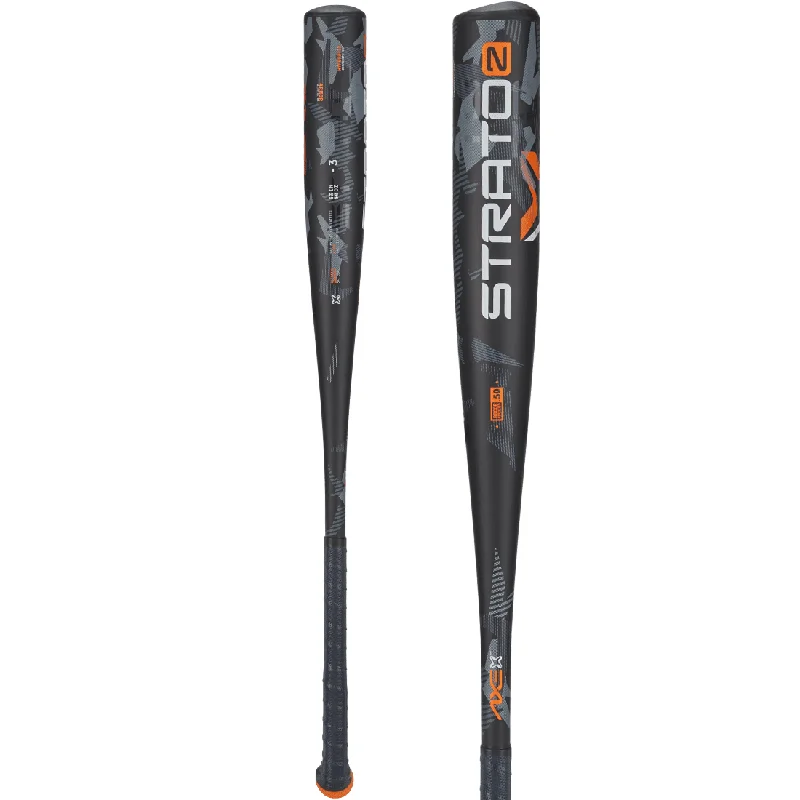 Baseball Bat For Competitive Leagues-2024 AXE Strato 2 BBCOR (-3) Baseball Bat Traditional Handle: L137M