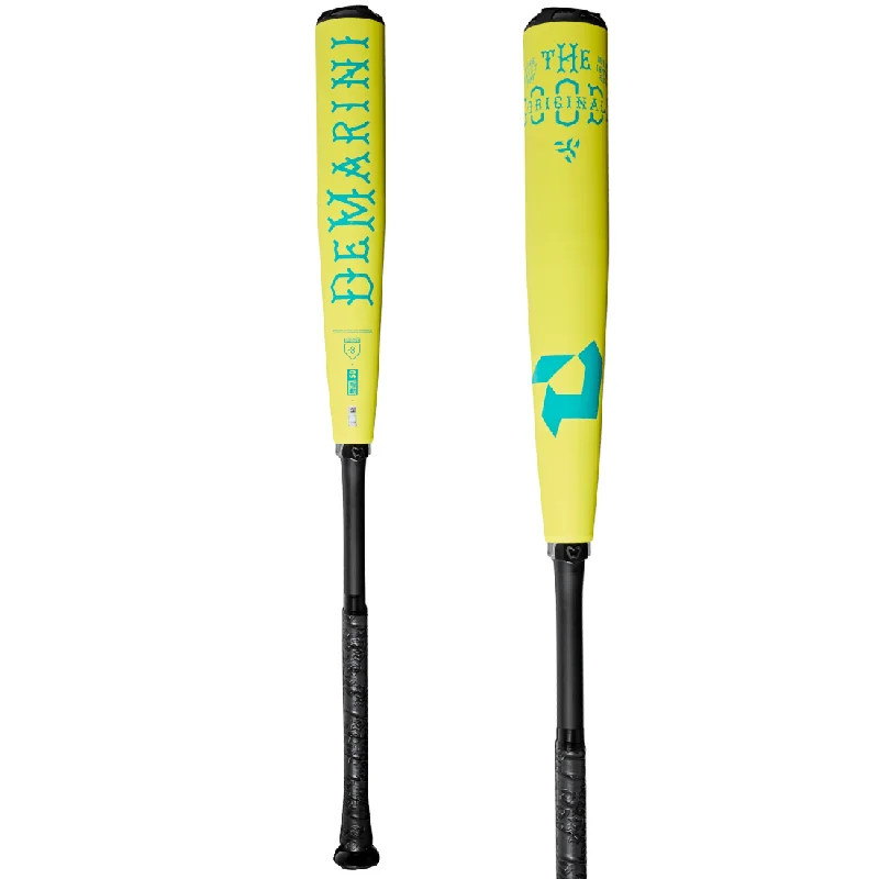 Baseball Bat With Shock Absorption-2025 DeMarini The Goods "Neon Yellow" (-3) BBCOR Baseball Bat: WBD2563010