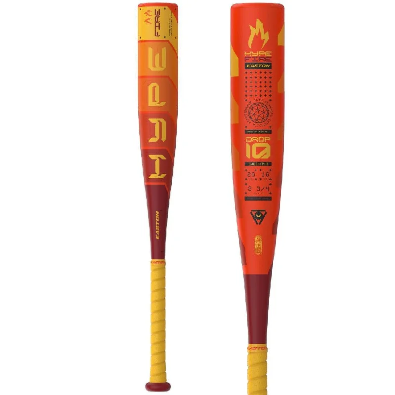 Baseball Bat With Small Town Charm-2025 Easton Hype Fire (-10) Junior Big Barrel Baseball Bat: EJB5HYP10