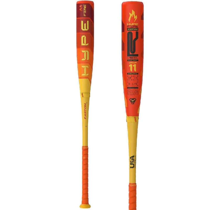 Baseball Bat For Party Favors-2025 Easton Hype Fire 2 5/8" USA Baseball Bat: -11, -10, -8, -5