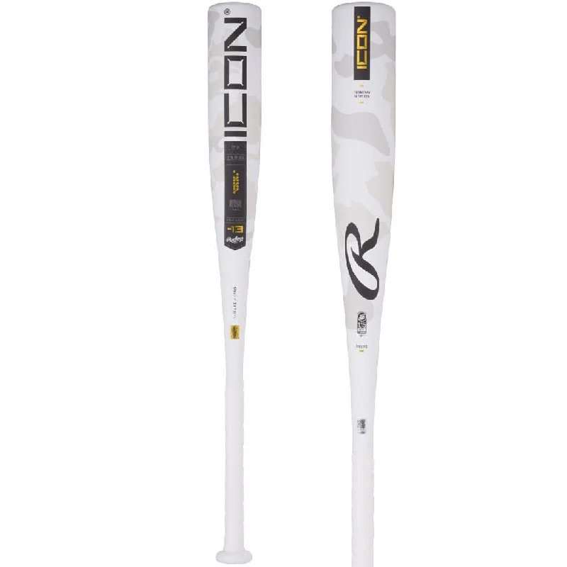 Baseball Bat For Fast Pitch-2025 Rawlings Icon 2 5/8" (-13) Junior Big Barrel Baseball Bat: RJB5I13