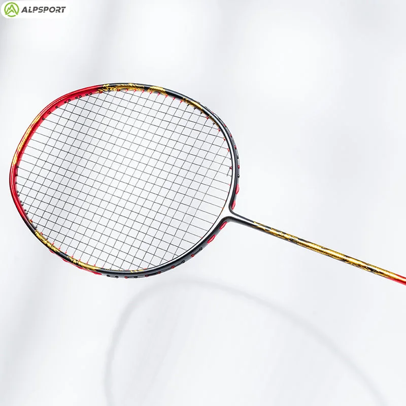 Badminton Racket With Low Tension-ALPSPORT 4U BADMINTON RACKET-QY