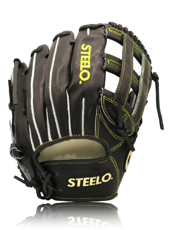 Baseball Bat With Custom Grip-Black PRO-LUX® Japan Wagyu Series Infielder's Glove - 12.00 Inch RHT