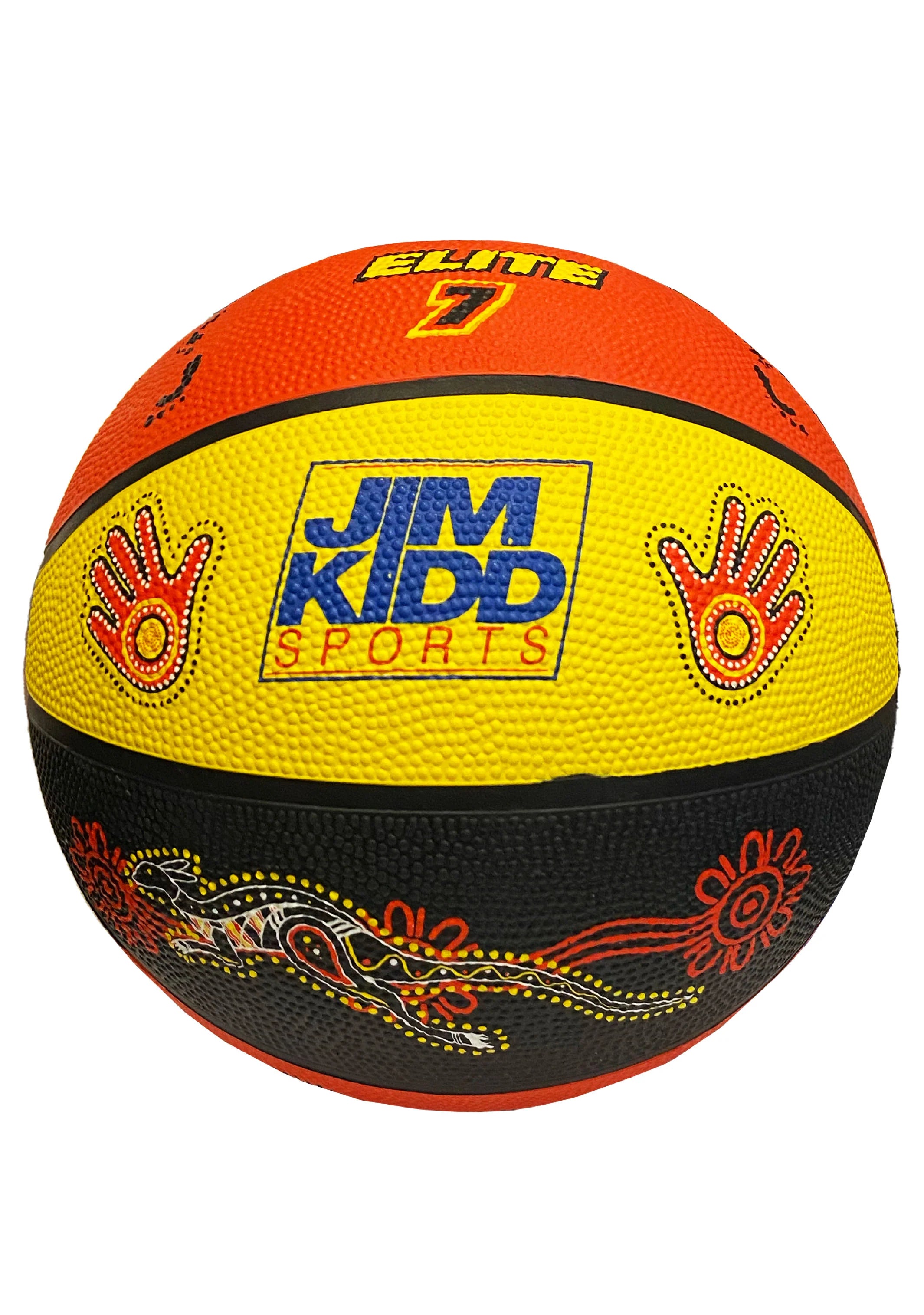 Basketball For Veteran Skills-Burley Indigenous Rubber Basketball