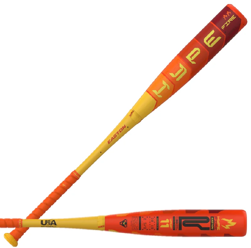 Baseball Bat With Subtle Colors-Easton Hype Fire 2025 (-11) USA