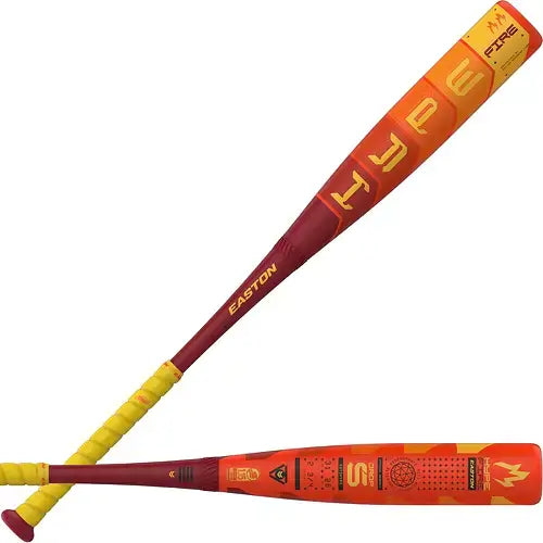 Baseball Bat With Team Branding-Easton Hype Fire 2025 (-5) USSSA