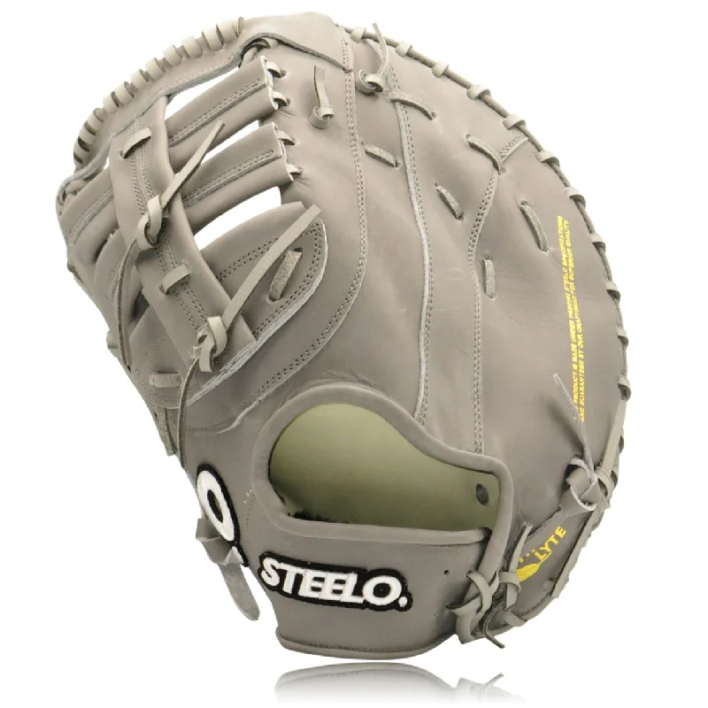 Baseball Bat With Spring Colors-Grey 'Hype 1' PRO HYDE™ Series First Baseman's Mitt - 12.50 Inch LHT