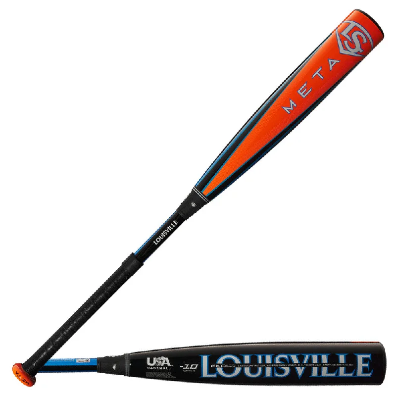 Baseball Bat With Friend Matchups-Louisville Slugger Meta USA Baseball Bat Drop 10