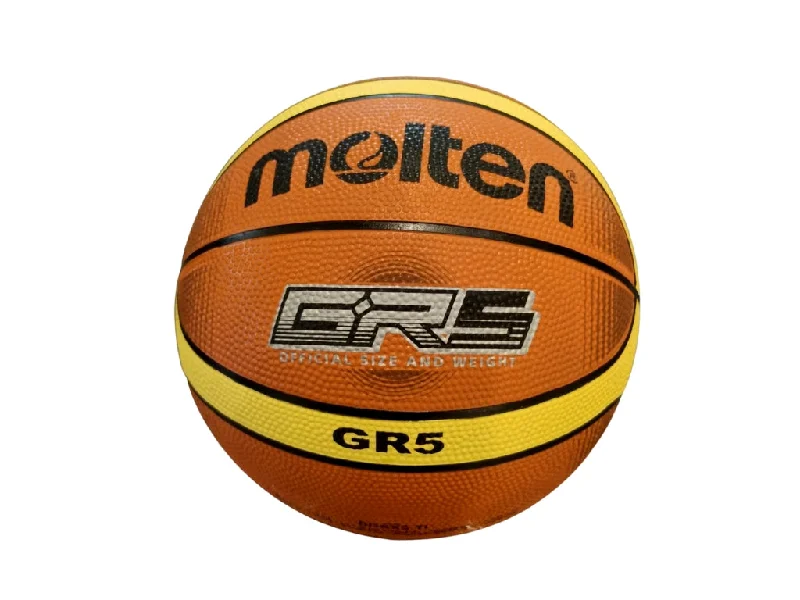 Basketball For Grass Games-Molten Rubber Basketball