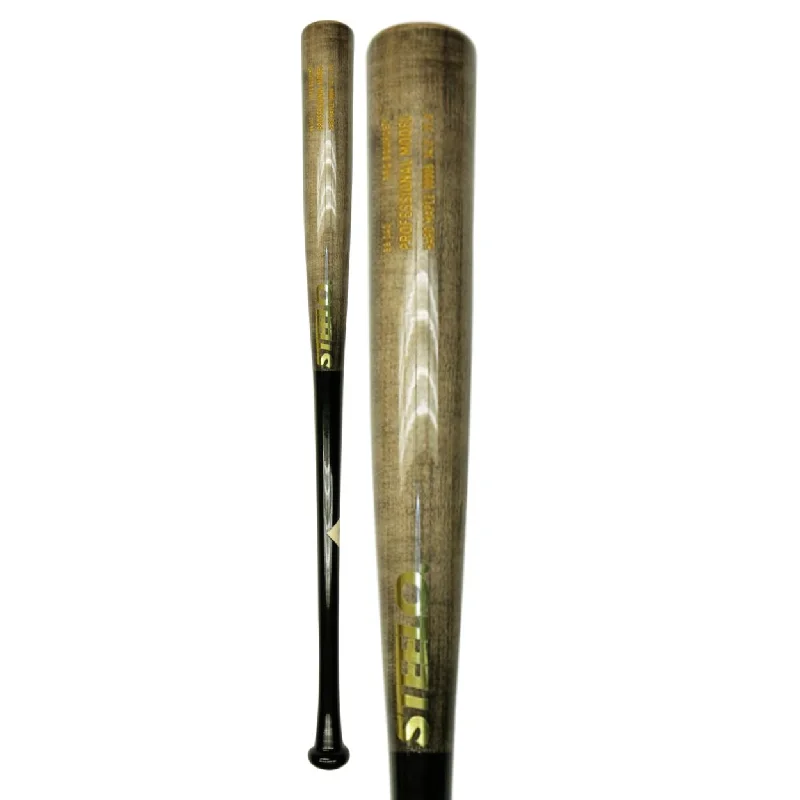 Baseball Bat For Summer Leagues-Pro Bounce™ 043 Maple Baseball Bat - Black/Smoke