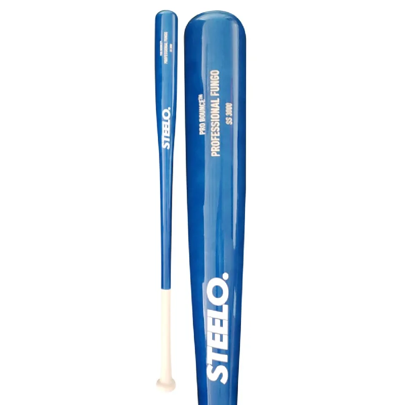 Baseball Bat For All Levels-Pro Bounce™ 3000 Maple Fungo Bat - Natural/Royal Blue