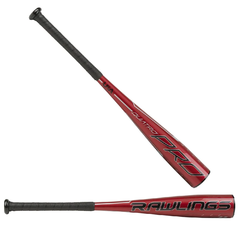 Baseball Bat With Lightweight Grip-Rawlings Quatro Pro T-Ball Bat Drop 11 TBZQ11