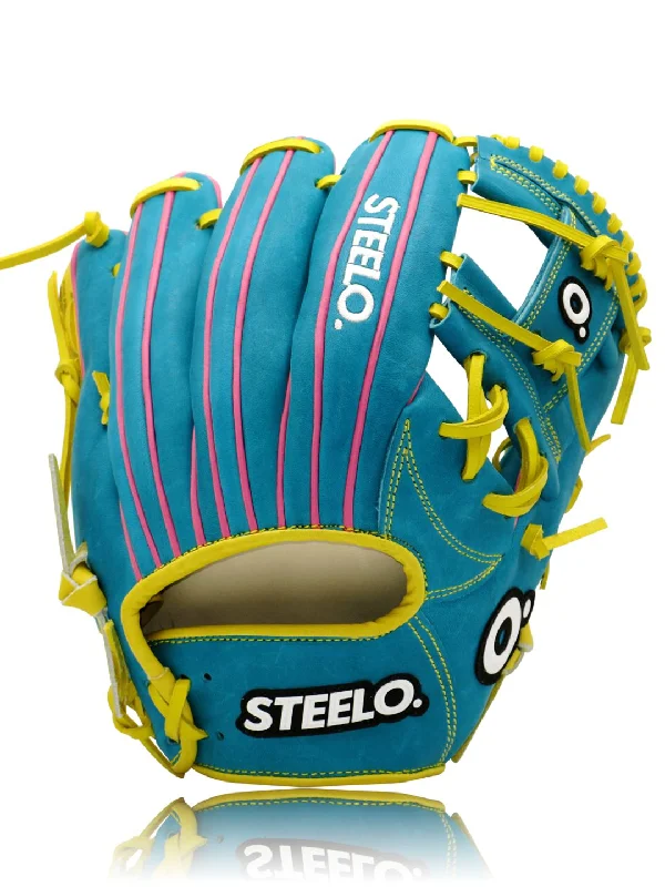 Baseball Bat With Balanced Design-Teal-Yellow PRO HYDE™ CRV-Welt Series Infielder's Glove - 11.50 Inch RHT