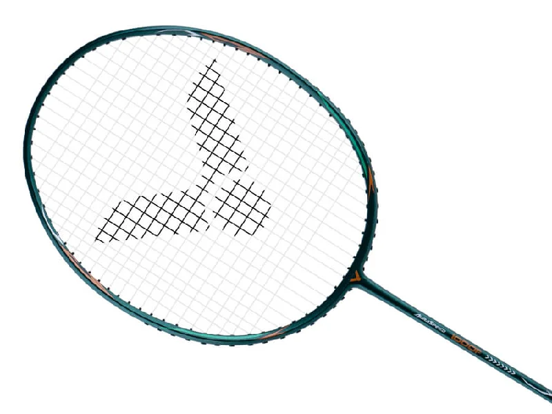 Badminton Racket For Grass Courts-Victor Auraspeed 1000F (Pre-Strung) (Deep Teal)