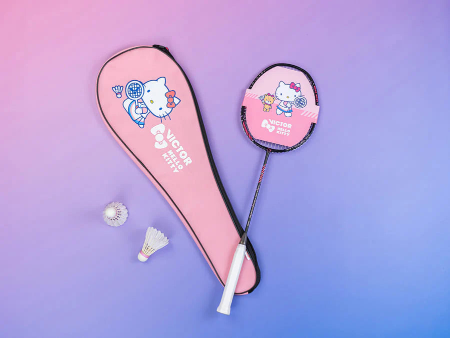 Badminton Racket For Influencer Picks-Victor x Hello Kitty Auraspeed (Moonless night)