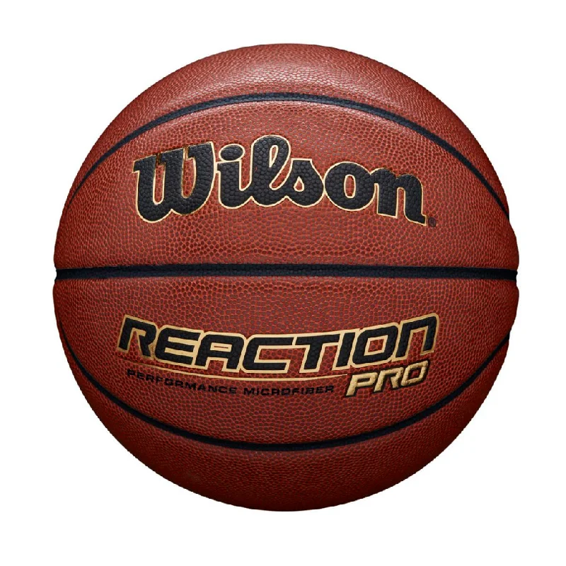 Basketball For Pickup Games-Wilson Basketball Reaction Pro 295 Size 7 Leather Ball