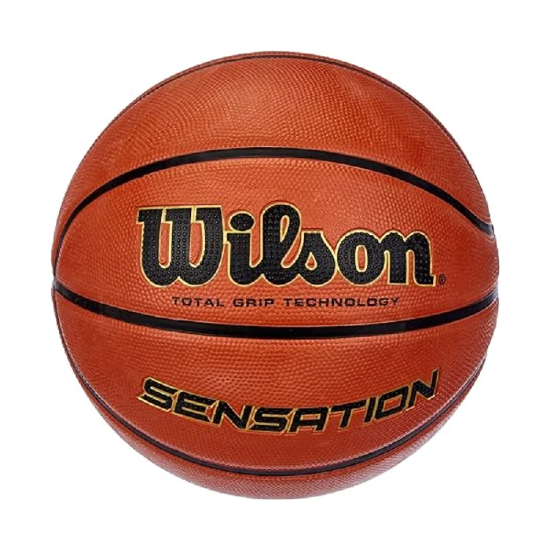 Basketball With Subtle Lines-Wilson Sensation Senior 295 Basketball